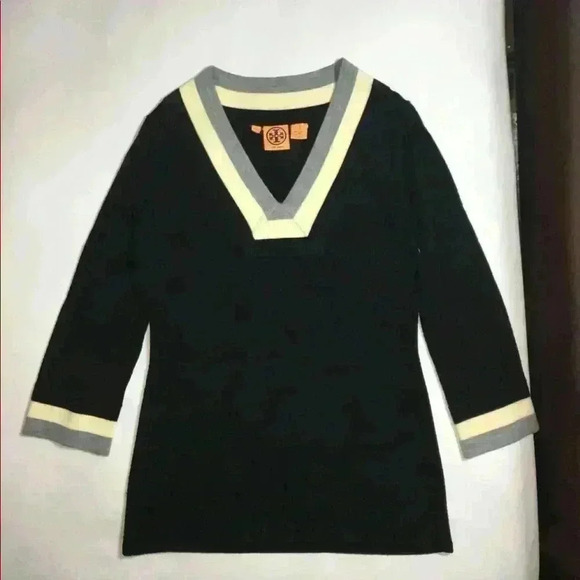 TORY BURCH Wool Tunic Sweater - Picture 1 of 4